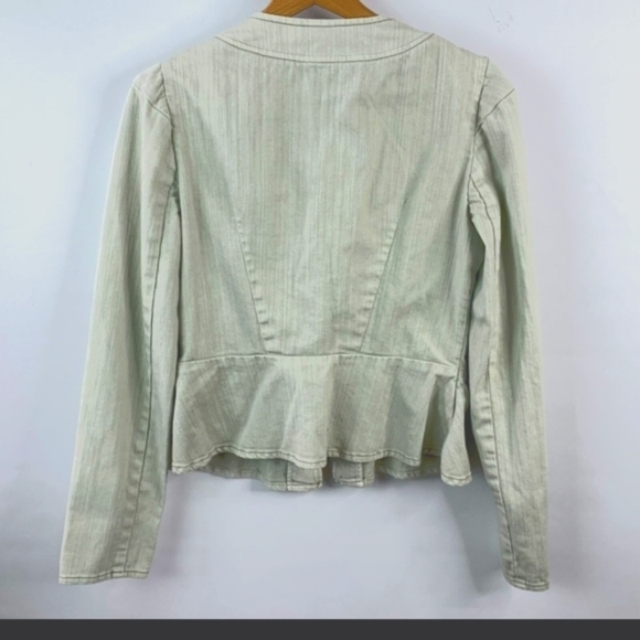 Free people moto Light Blue jean jacket - Small - Picture 2 of 3